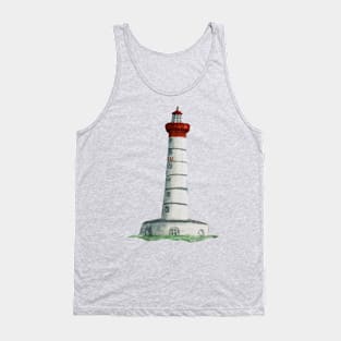 Lighthouse pointe saint mathieu-France-Brittany Tank Top